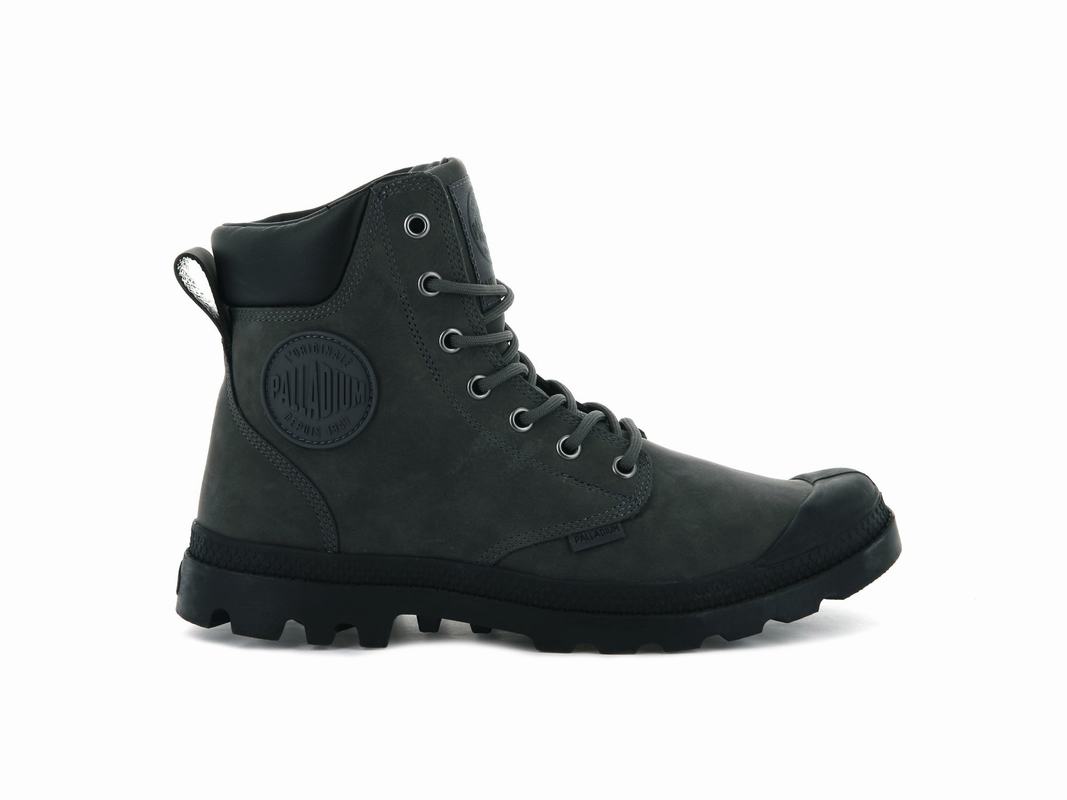 Botas Palladium Pampa Cuff Wp Lux Waterproof Hombre - Negras ||CXNA-42761||